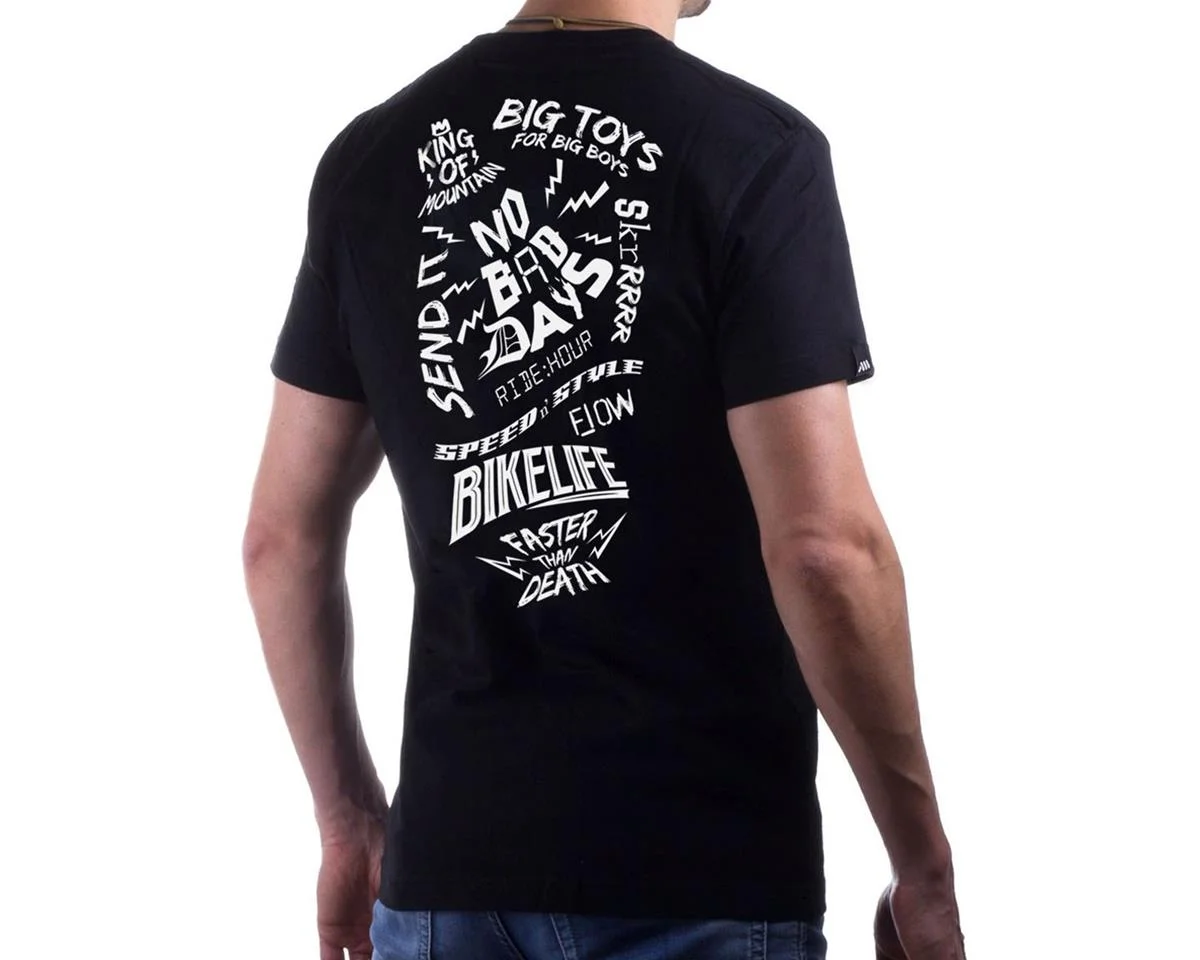 All Mountain Style Bike Life Tee (Black) (S) - view 2